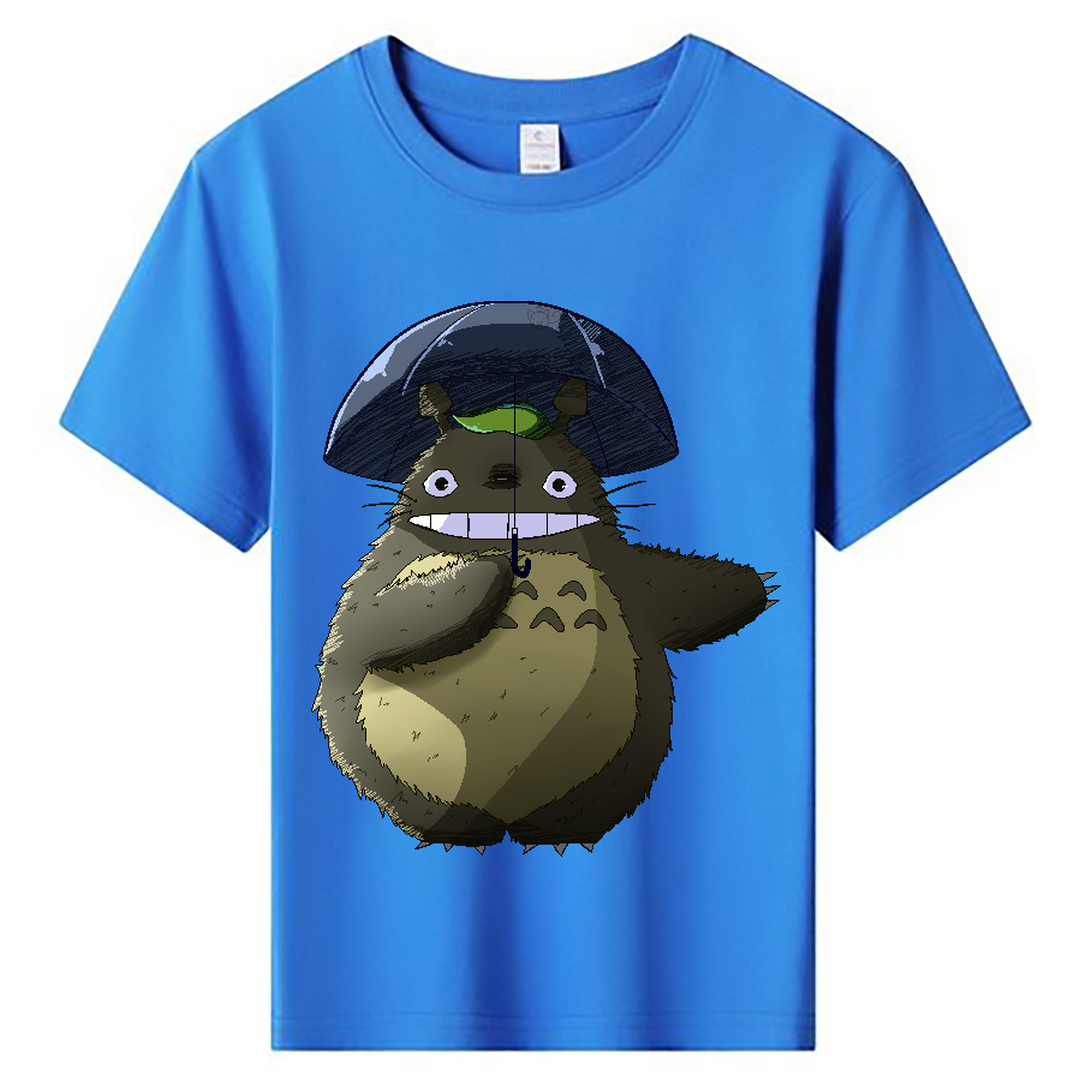 （画像用） となりのトトロ 草壁メイ 草壁サツキ My Neighbor Totoro Satsuki Kusakabe Mei Kusakabe 綿100％キッズTシャツ（フロントプリント）